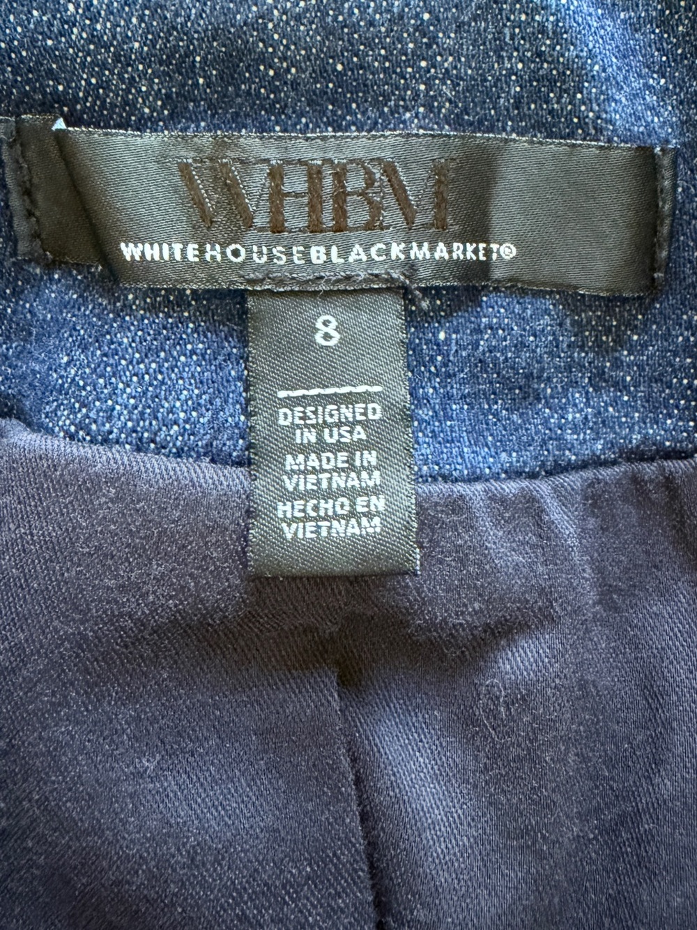 White House Black Market Denim Jacket - Picture 5 of 5